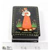 Image 1 : AUTHENTIC RUSSIAN HAND PAINTED BOX PALEKH W/