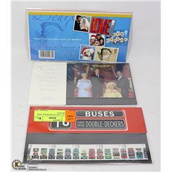SET OF 3 COLLECTOR ROYAL MAIL STAMP SETS