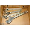 Image 1 : SET OF 4 ADJUSTABLE WRENCHES