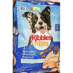 2 BAGS KIBBLES N BITS DOG FOOD 6KG