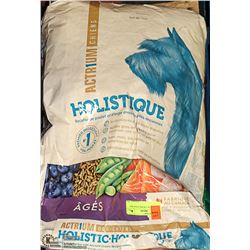 2 BAGS ACTR1UM DOG FOOD 7KG