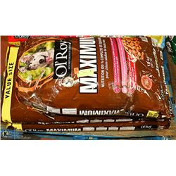3 BAGS OL ROY DOG FOOD 18KG