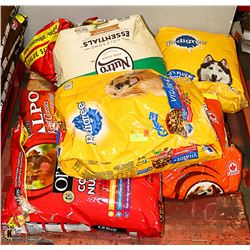 PALLET OF ASSORTED DAMAGED BAG DOG FOOD