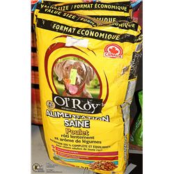 3 BAGS OL ROY DOG FOOD 20KG