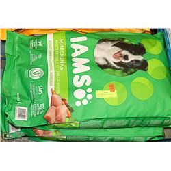 2 BAGS IAMS MINI CHUCK DOG FOOD 6.8KG