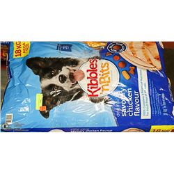 3 BAGS KIBBLES N BITS DOG FOOD 18KG