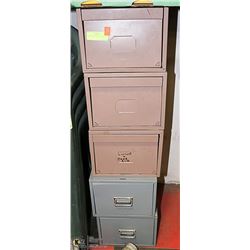 LOT OF 5 SMALL FILING DRAWERS