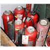 Image 1 : LOT OF 6 LARGE FIRE EXTINGUISHER CHARGED