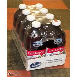 CASE WITH 8 1.89L BOTTLES OF OCEAN SPRAY CRANBERRY