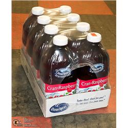 CASE WITH 8 1.89L BOTTLES OF OCEAN SPRAY CRANBERRY