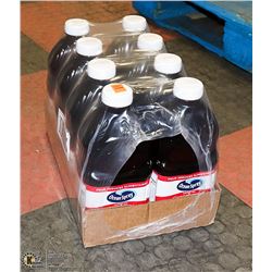 CASE WITH 8 1.8L BOTTLES OCEAN SPRAY CRANBERRY