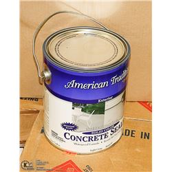 CASE OF CONCRETE STAIN-4 GALLONS PER CASE