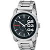 Image 1 : NEW DIESEL  BLACK DIAL ST. STEEL 46MM MSRP $210