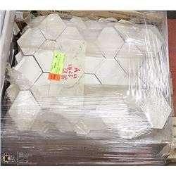 NOVA HEX TILE -CREAM COLOR - 27 PIECES 27 SQFT