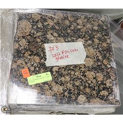 TILE - POLISHED GRANITE - 21"X12" - 35 SOQFT