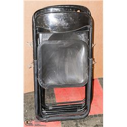 LOT OF 5 FOLDING CHAIRS