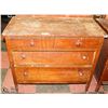Image 1 : ANTIQUE WOODEN CHEST OF DRAWERS