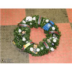 EDMONTON OILERS LIGHT UP CHRISTMAS WREATH