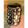 Image 1 : SPICE RACK- STAINLESS STEEL ROTATING WITH 16