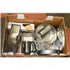 Image 1 : BAKEWARE- ASSORTED BOX LOT