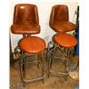 Image 1 : 4 RETRO BAR STOOLS. 2 DIFFERENT STYLES.