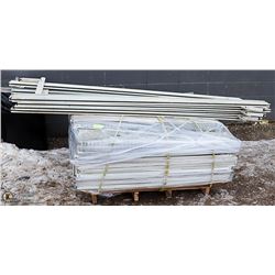 OUTSIDE PALLET OF METAL WALL SHELVING