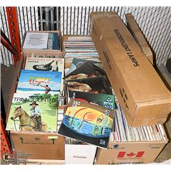 PALLET OF FOLK,  ROCK, COUNTRY AND POP LP'S INCL.