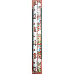 4 ROLLS OF ULTRA PREMIUM XMAS WRAP REVERSIBLE;