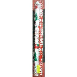 4 ROLLS OF ULTRA PREMIUM XMAS WRAP REVERSIBLE;