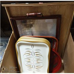 LOT OF 12 SERVING TRAYS