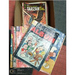 BOX W/ESTATE COMICS - 39 VINTAGE 10 CENT