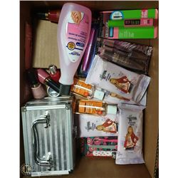BOX OF NEW PRODUCTS INCL. COSMETIC