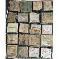 BOX OF 20 1920'S PIANO ROLLS