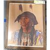 Image 1 : PORTRAIT OF ASSINBONE CHIEF 1908  12"X15"