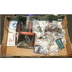 BOX OF COMPUTER PARTS