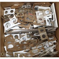 BOX OF COIN HOLDERS