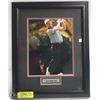 Image 1 : 10" x 8" FRAMED PICTURE OF JACK NICKLAUS