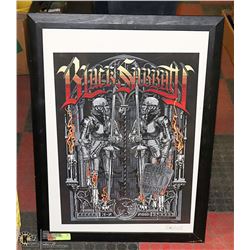 FRAMED BLACK SABBATH POSTER