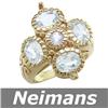 Neimans 1.00ct Blue, Yellow & White Diamond Pendant 14k