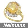 Image 1 : Neimans Certified .50 ct Diamond Cocktail Ring 14k Gold