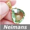Image 1 : Neimans Gem 1.50 ct Emerald & Diamond Stud Earrings 14k