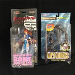 TOY FIGURES LOT (KASUMI/ WEREWOLF)