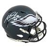 Image 1 : MILES SANDERS SIGNED PHILADELPHIA EAGLES SPEED MINI HELMET (JSA COA)