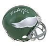 Image 1 : RANDALL CUNNIGHAM SIGNED PHILADELPHIA EAGLES 74-95 GREEN THROWBACK REP MINI HELMET (Beckett COA)