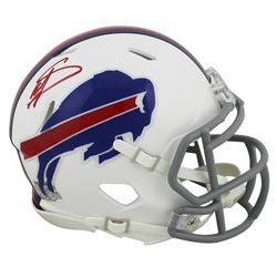 STEFON DIGGS SIGNED BUFFALO BILLS SPEED MINI HELMET (BECKETT COA)