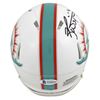 Image 2 : RICKY WILLIAMS SIGNED MIAMI DOLPHINS "SMOKE WEED EVERYDAY" SPEED MINI HELMET (BECKETT COA)