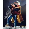 Image 1 : MICHAEL J. FOX AUTOGRAPHED 'BACK TO THE FUTURE' 8X10 PHOTO (W/LLYOD) w/ COA