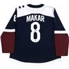 Image 1 : CALE MAKAR AUTOGRAPHED COLORADO AVALANCHE REPLICA JERSEY W/ COA