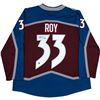 Image 1 : PATRICK ROY AUTOGRAPHED COLORADO AVALANCHE REPLICA JERSEY W/ COA
