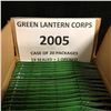 Image 2 : 2005 GREEN LANTERN CORPS CASE OF 20 PACKS (19 UNOPENED & 1 OPENED)
